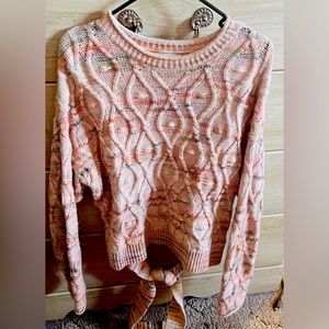 Universal Thread Tie Sweater Size L